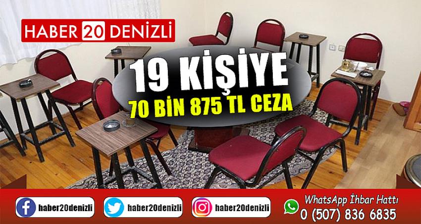 Korona virüse rağmen kumar masası kuran 19 kişiye 70 bin 875 TL ceza