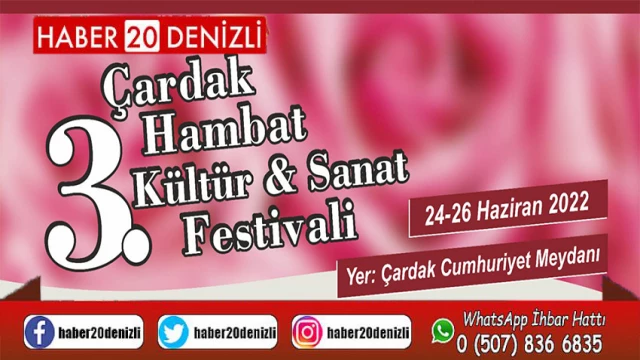 3. Hambat Kültür ve Sanat Festivali’ne davetlisiniz