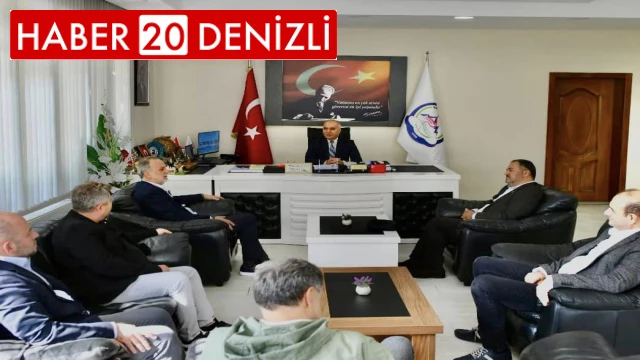Çardak OSB Başkanı, ASKON Demir Çelik Genel Müdürü Okan Konyalıoğlu ve yönetim kurulu üyeleri Çardak Belediye Başkanı Hüsnü Yılmaz'a ziyaret etti.