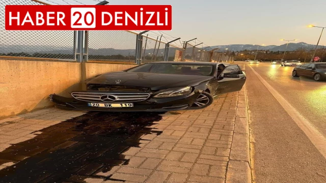 DEVA Partisi İl Başkanı lüks otomobiliyle kaza yaptı