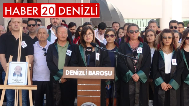 Denizli Barosu'ndan Bodrum'da öldürülen eski Baro Başkanı için açıklama