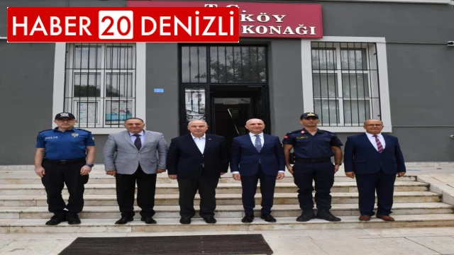 Vali Coşkun ilçe ziyaretlerine Sarayköy ve Buldan’dan başladı