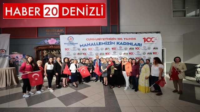 Denizli’de kadınların 100. yıl coşkusu