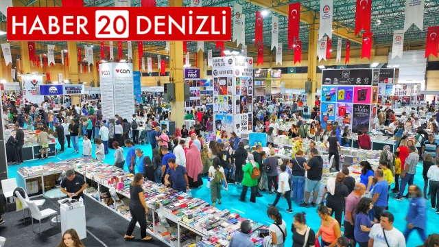 Denizli’de Kitap Fuarı’nda yazar yağmuru sürüyor