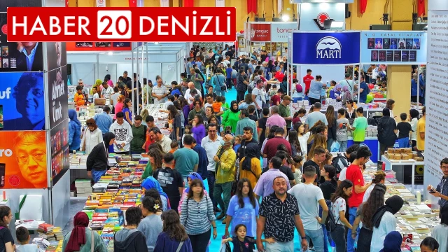 Denizlililer kitap fuarına akın etti