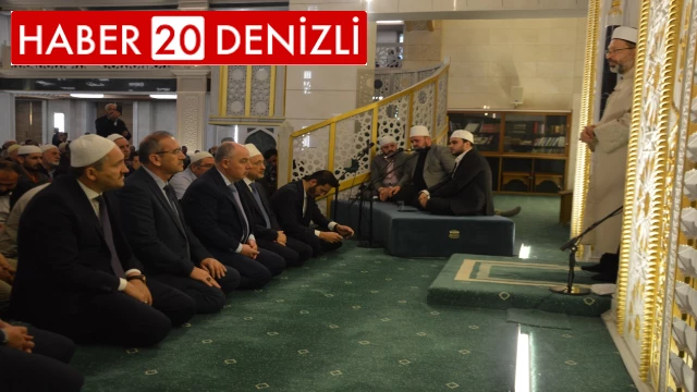 Diyanet İşleri Başkanı Erbaş, Denizlilerle sabah namazında buluştu