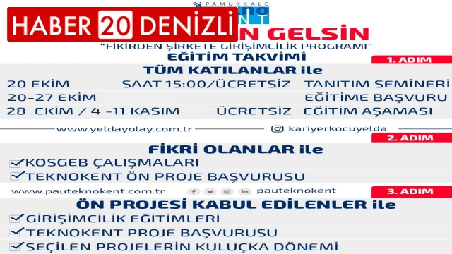 “Fikri olan gelsin” girişimcilik programında geri sayım başladı