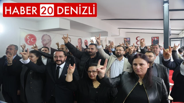 Denizli MHP yerel seçimin startını 20’de 20 hedefiyle verdi