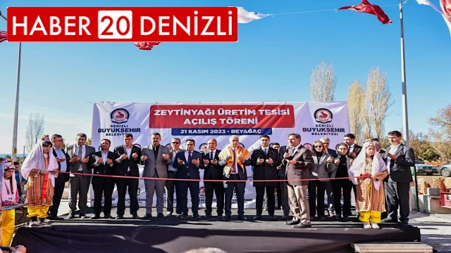 Denizli’de Zeytinyağı Üretim Tesisi hizmete girdi