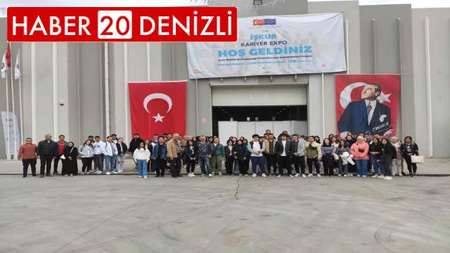 Honaz MYO öğrencileri, Denizli Kariyer Expo 2023 fuarına katıldı