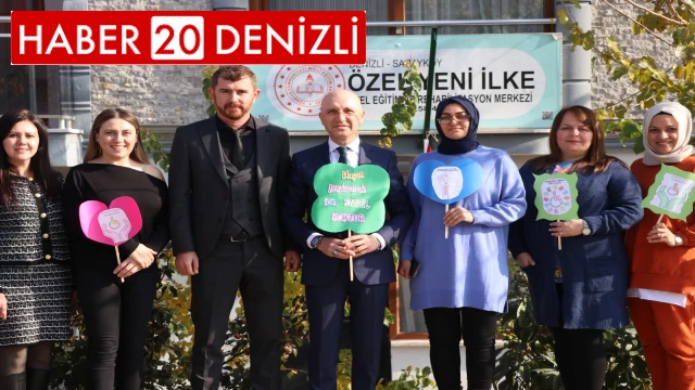 Başkan Özbaş’tan özel çocuklara özel ziyaret