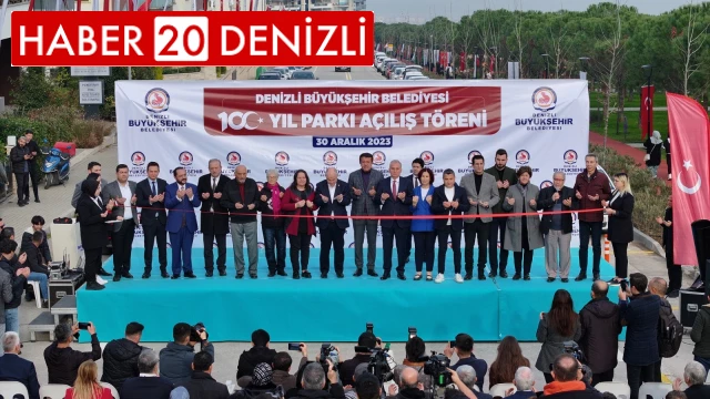 Büyükşehir’den Denizli’ye 100. yıl hediyesi 100. Yıl Parkı açıldı