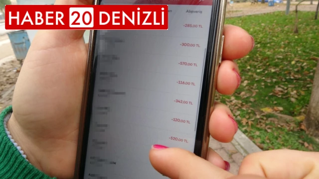 Çantasının çalındığını hesap bakiyesini görünce anladı