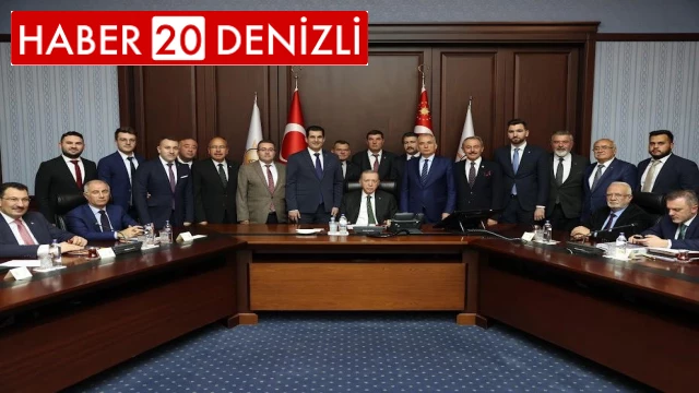 Denizli AK Parti, Cumhurbaşkanı Erdoğan ile görüştü