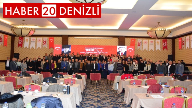 Denizli’de “Cumhuriyetimizin 100. Yılı Sivil Toplum Buluşmaları Çalıştayı” gerçekleştirildi