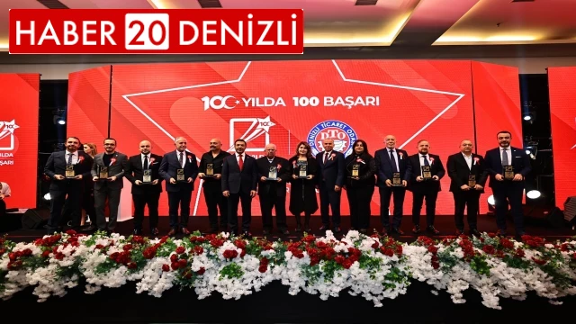 DTO’DAN VEFA GECESİ 100 YILDA 100 BAŞARI, ÖDÜLSÜZ KALMADI