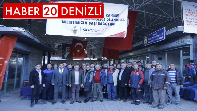 Honaz Belediyesinden şehitler için anlamlı etkinlik