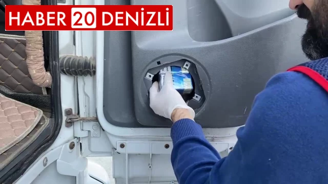 JASAT tırın farklı noktalarına gizlenmiş 190 karton kaçak sigara yakaladı