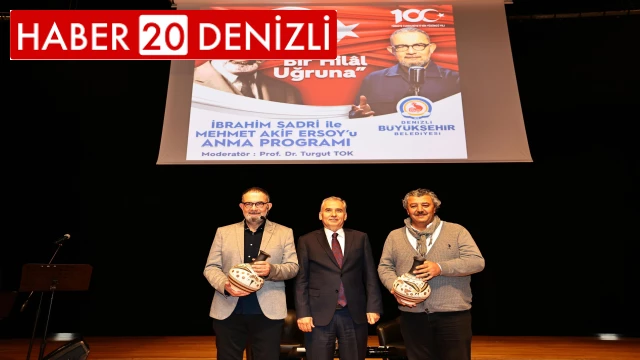 Milli Şair Ersoy, Denizli'de törenle anıldı