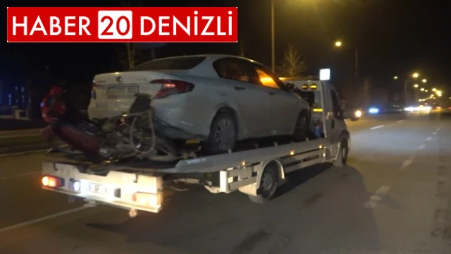 Motosiklete çarpan sürücü olay yerinden kaçtı