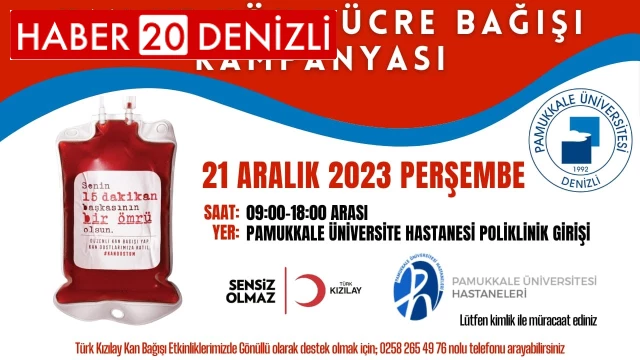 PAÜ kan bağışı için seferberlik başlattı