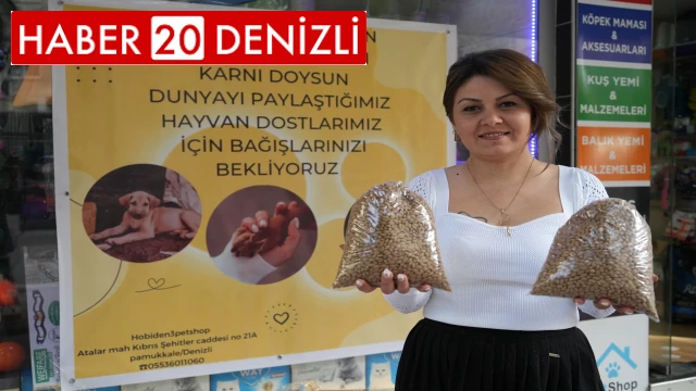 Sokak hayvanları için 'Askıda mama' kampanyası