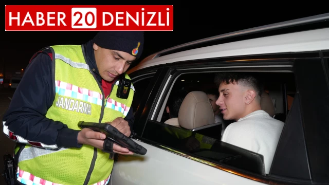 Denizli’de jandarma Aralık ayında 35 bin 702 aracı kontrol etti