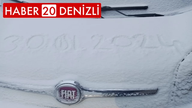 Denizli’nin yüksek kesimleri beyaz gelinliğini giydi