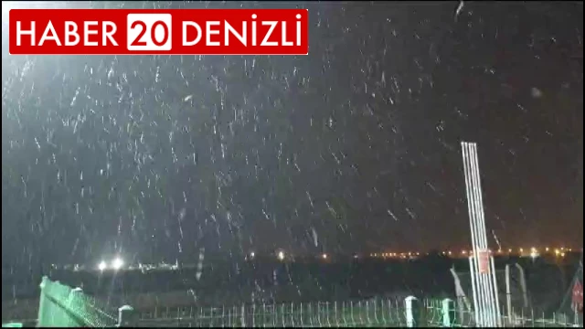 Denizli’nin yüksek kesimlerinde kar yağışı etkili oldu