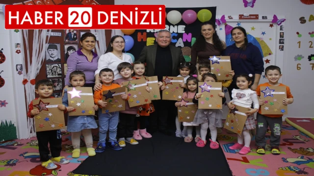 HONAZ BELEDİYESİ GÜNDÜZ BAKIMEVLERİNDE KARNE HEYECANI