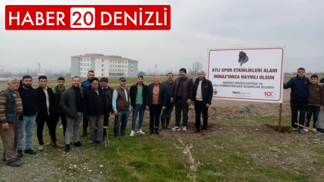 HONAZA YENİ BİR SOLUK: ATLI SPOR ETKİNLİKLERİ ALANI HİZMETE AÇILDI