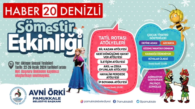 PAMUKKALE’DE SÖMESTİR TATİLİ ÇOK GÜZEL GEÇECEK