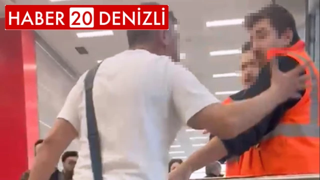 Yanlış perona giren yolcu havalimanı bir birine kattı