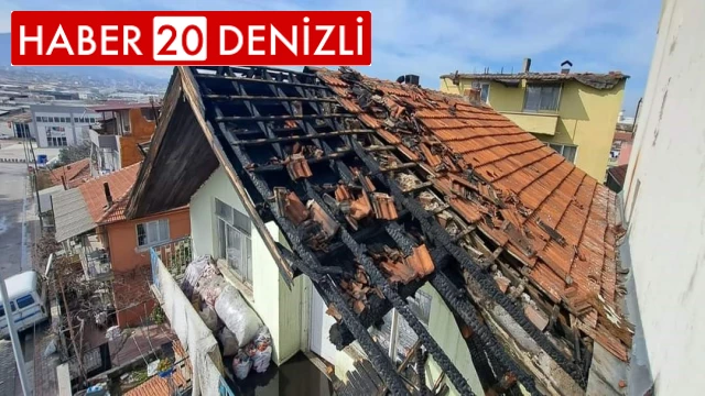 3 katlı binanın çatı katında çıkan yangın paniğe neden oldu