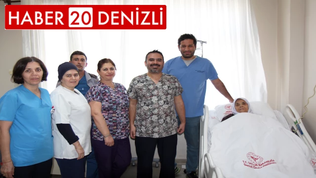 84 yaşındaki hasta safra yolundaki taş ve çamurdan ameliyat olmadan kurtuldu