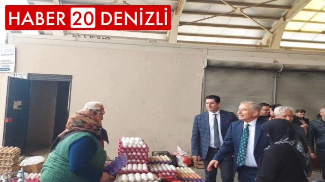 Başkan Zolan ve İl Başkanı Güngör, Karşıyaka'nın nabzını tuttu