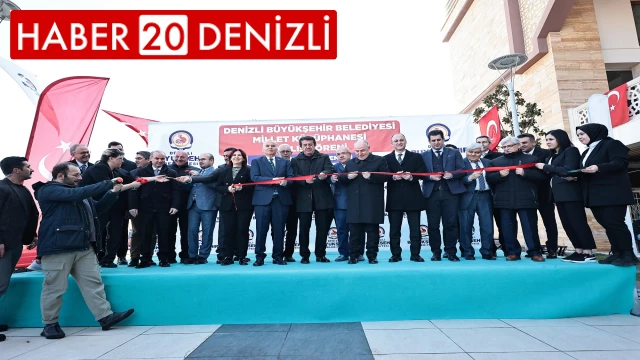 Büyükşehir Millet Kütüphanesi açıldı