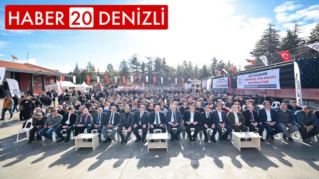 Denizli’de çiftçiye 10 yılda 323 bin 110 metre tarımsal sulama borusu verildi