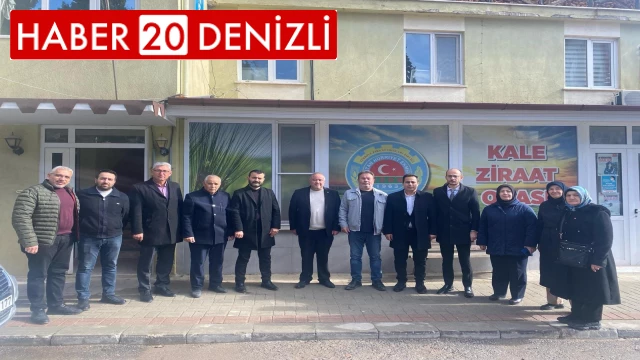 Kale Belediye Başkanı Mehmet Salih Sağınç Sivil Toplum Kuruluşlarını ziyaret etti