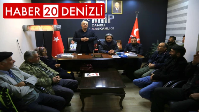 Başkan ARSLAN Milliyetçi Hareket Partisi İlçe Başkanı Murat GENÇ'i ziyaret etti