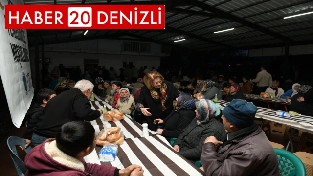 Bozkurt Belediyesi ilk Ramazan sofrasını Yenibağlar'da kurdu