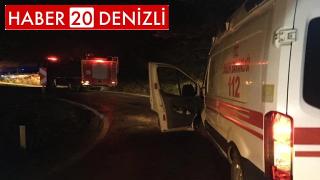 Çivril’de dolu yağışı kazaları peş peşe getirdi: 1 ölü, 1 yaralı