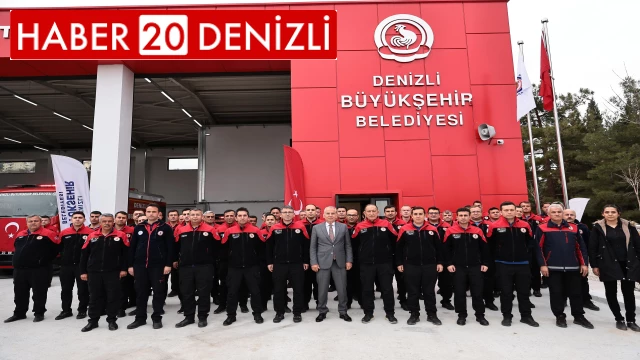 Denizli Büyükşehir İtfaiyesi, Ege'nin en büyük, Türkiye'de ise ilk 3'te