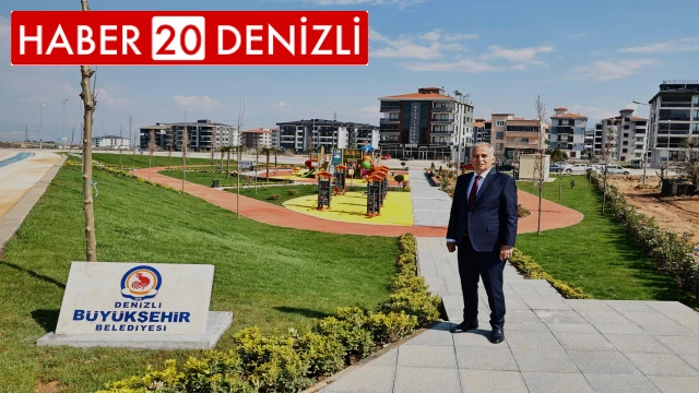 Denizli Büyükşehir Yenişafak’ta 3 parkı hizmete açtı