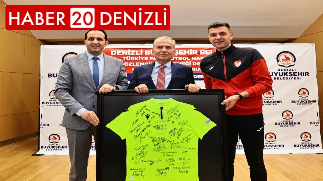 Denizli Büyükşehirden 177 futbol hakemi, gözlemci ve saha komiserlerine destek