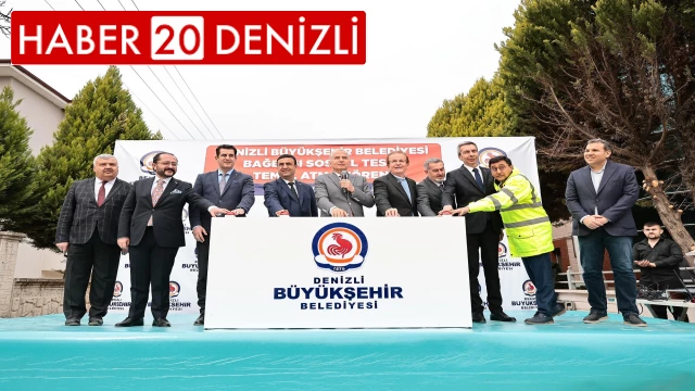 Denizli Büyükşehirden Bağbaşı’na sosyal tesis