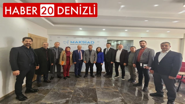 Denizli Milli Eğitim Temsilcileri ile MAKSİAD Başkanı Mehmet Sarı Mesleki Eğitim Toplantısı gerçekleştirdi.