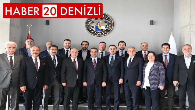 DENİZLİ SANAYİ ODASI'NDA BAKAN MEHMET FATİH KACIR İLE İSTİŞARE TOPLANTISI GERÇEKLEŞTİRİLDİ