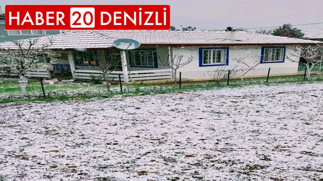 Denizli’nin yüksek kesimleri beyaza büründü