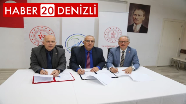 İl Gençlik ve Spor Müdürlüğü ,İl Kültür ve Turizm İl Müdürlüğü ile Belediye Başkanı Cengiz ARSLAN protokol imzalandı